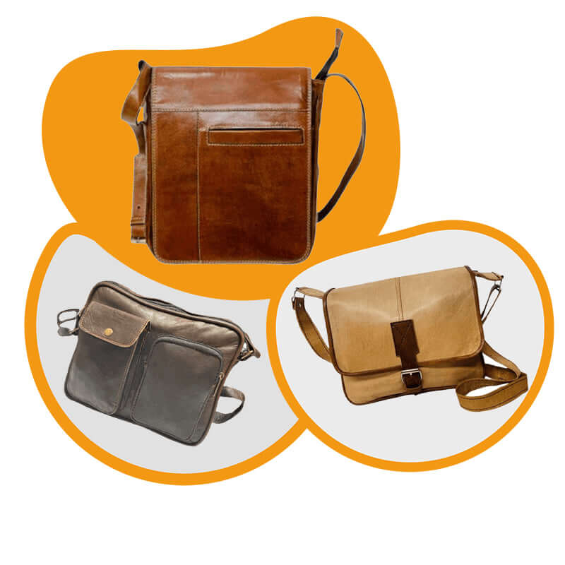 Bolsos-Hombre - Look Todo Piel